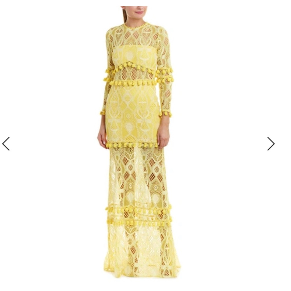 LAST CHANCE 4 Sale - 3/29 only Alexis Yellow Thora Dress XS *Worn once STUNNING!